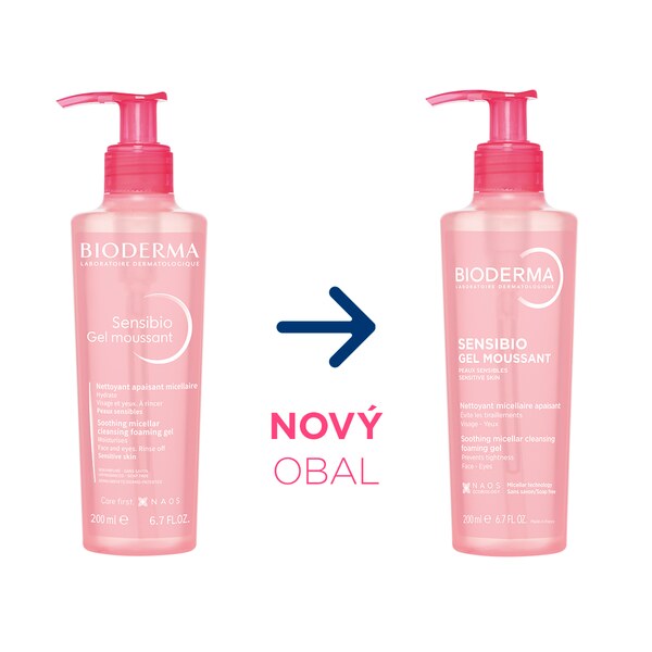 Bioderma Sensibio Moussant čisticí gel 200 ml Bioderma Sensibio Moussant čisticí gel 200 ml