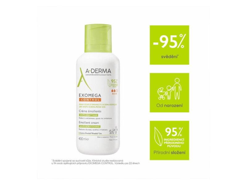 A-Derma Exomega Control emolienční krém 400 ml
