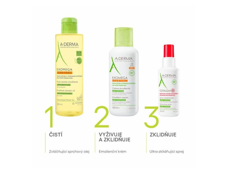 A-Derma Exomega Control emolienční krém 400 ml A-Derma Exomega Control emolienční krém 400 ml
