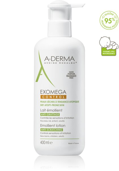A-Derma Exomega Control emolienční mléko 400 ml