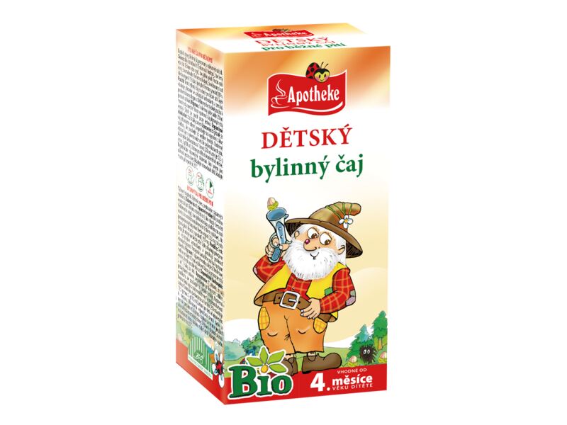 Apotheke BIO Dětský bylinný čaj Pro běžné pití nálevové sáčky 20x1,5 g