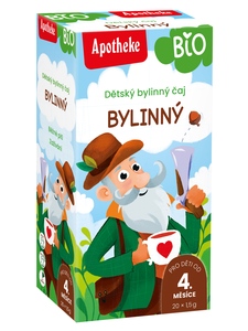 Apotheke BIO Dětský bylinný čaj Pro běžné pití nálevové sáčky 20x1,5 g Apotheke BIO Dětský bylinný čaj Pro běžné pití nálevové sáčky 20x1,5 g