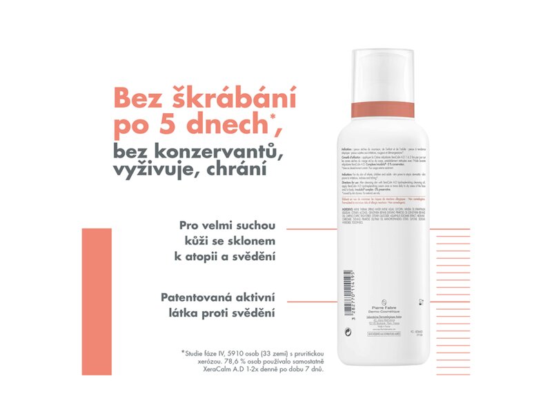 Avene XeraCalm A.D relipidační balzám 400 ml