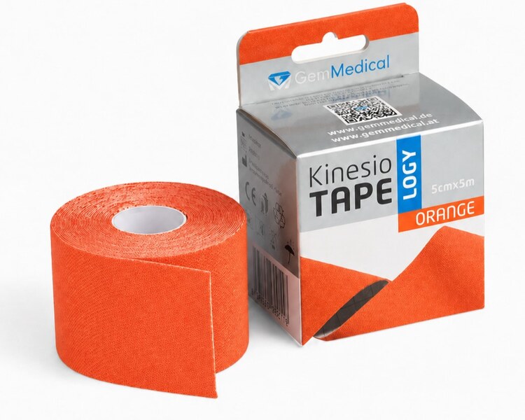 GM Kinesio tape 5 cm x 5 m oranžový