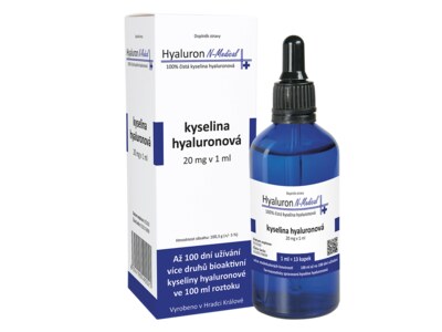N-Medical Hyaluron 100% kyselina hyaluronová 100 ml