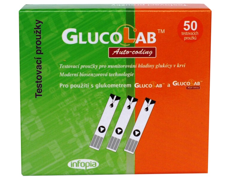 Testovací Proužky Pro Glukometr Glucolab 50 Ks Magistracz 3944