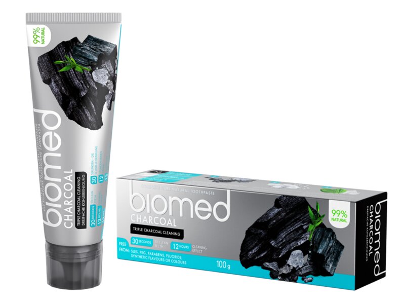 Biomed Charcoal zubní pasta 100 g