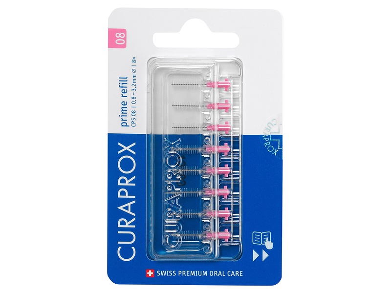 Curaprox CPS 08 Prime blister refill 8 ks Curaprox CPS 08 Prime blister refill 8 ks