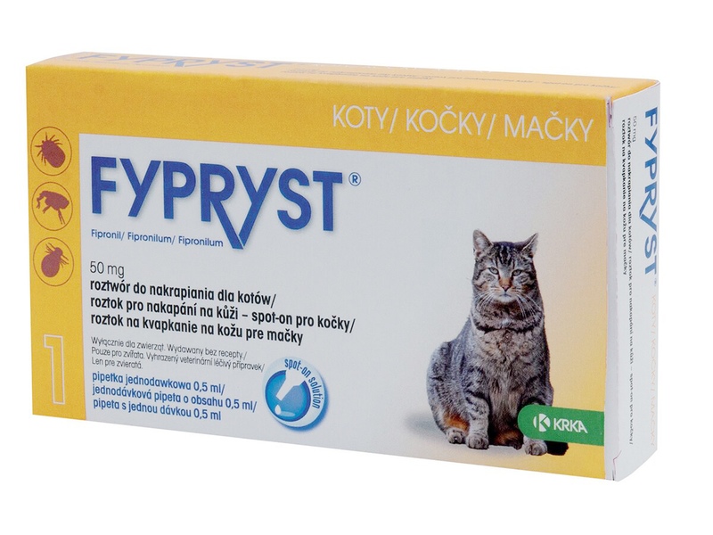 Fypryst Spot-on Cat pro kočky 1x0,5 ml Fypryst Spot-on Cat pro kočky 1x0,5 ml