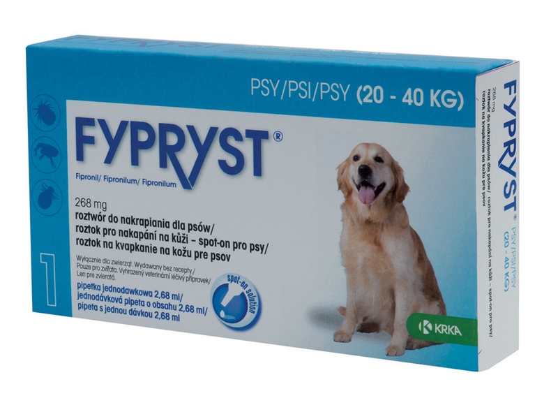 Fypryst spot-on pro psy (20-40 kg) 1x2,68 ml