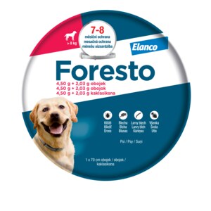 Foresto 4,50 g + 2,03 g obojek pro psy nad 8 kg Foresto 4,50 g + 2,03 g obojek pro psy nad 8 kg