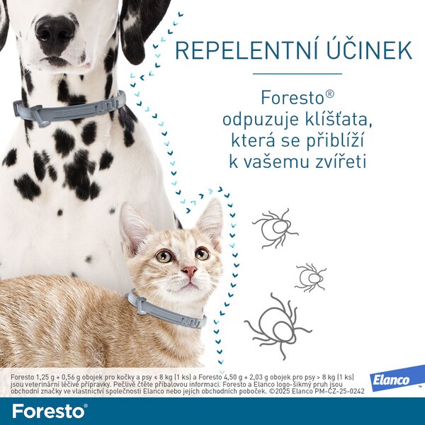 Foresto 4,50 g + 2,03 g obojek pro psy nad 8 kg Foresto 4,50 g + 2,03 g obojek pro psy nad 8 kg