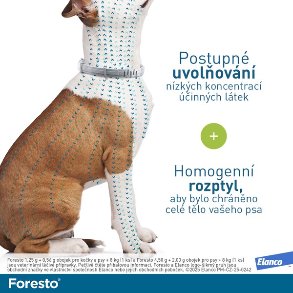 Foresto 4,50 g + 2,03 g obojek pro psy nad 8 kg Foresto 4,50 g + 2,03 g obojek pro psy nad 8 kg
