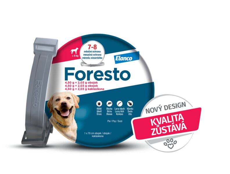 Foresto 4,50 g + 2,03 g obojek pro psy nad 8 kg