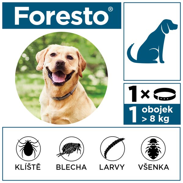 Foresto 4,50 g + 2,03 g obojek pro psy nad 8 kg