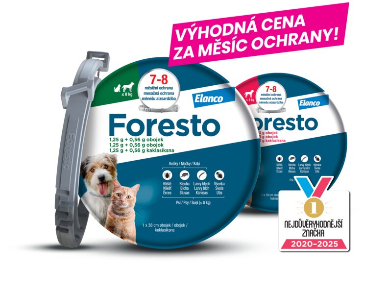 Foresto 4,50 g + 2,03 g obojek pro psy nad 8 kg
