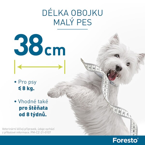 Foresto 1,25 g + 0,56 g obojek pro kočky a psy do 8 kg
