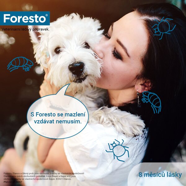Foresto 1,25 g + 0,56 g obojek pro kočky a psy do 8 kg