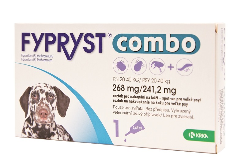 Fypryst Combo spot-on pro psy (20-40 kg) 1x2,68 ml