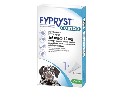 Fypryst Combo spot-on pro psy (20-40 kg) 1x2,68 ml