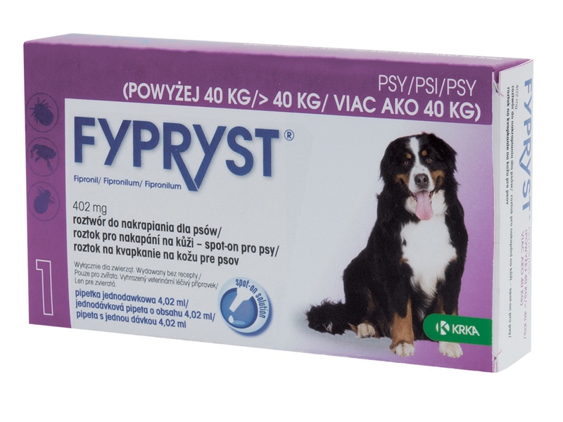 Fypryst spot-on pro psy (>40 kg) 1x4,02 ml