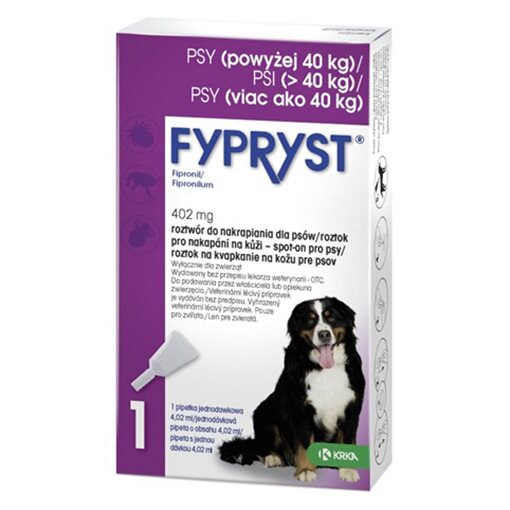 Fypryst spot-on pro psy (>40 kg) 1x4,02 ml