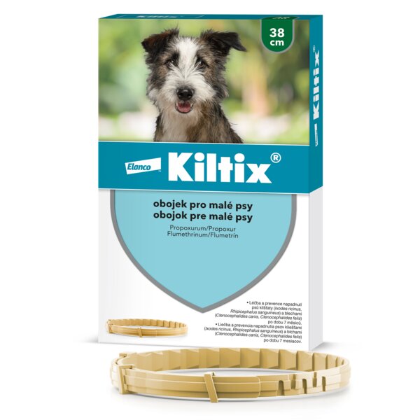Kiltix obojek pro malé psy 38 cm