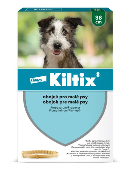 Kiltix obojek pro malé psy 38 cm