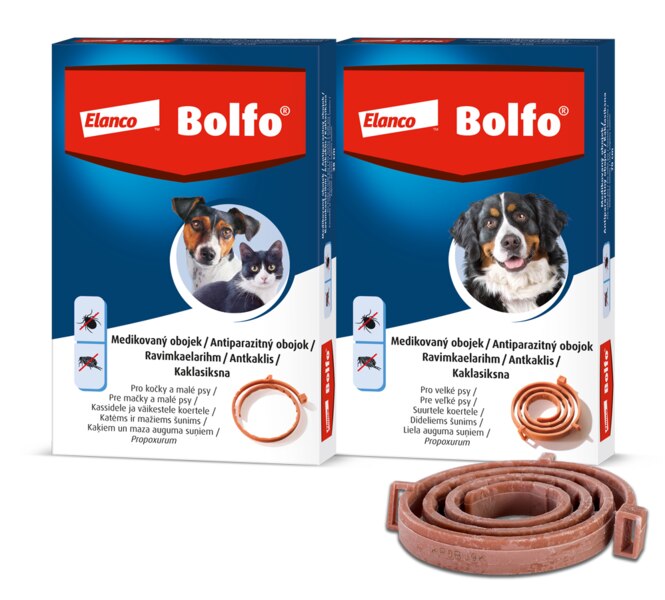 Bolfo 4,442 g obojek pro velké psy 70 cm