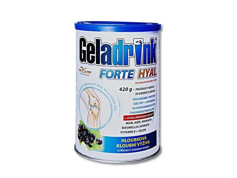 Geladrink Forte Hyal černý rybíz 420 g