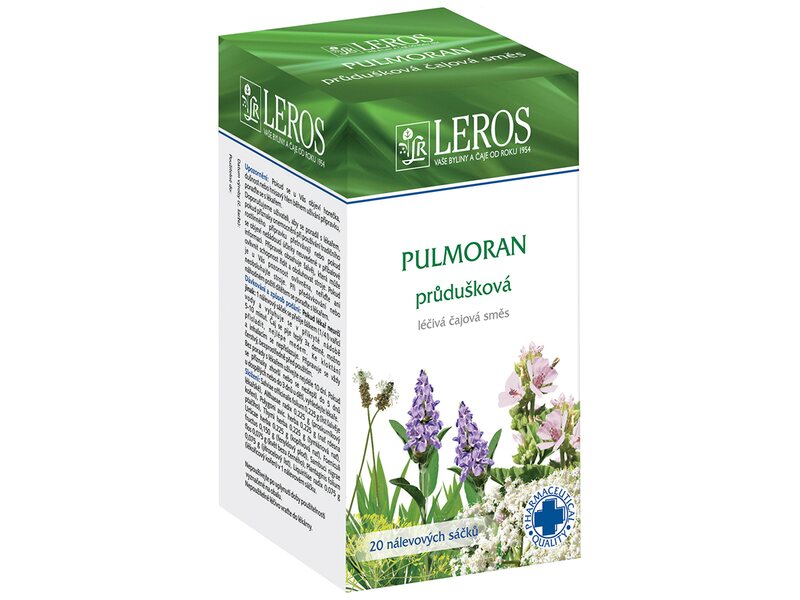 Leros Pulmoran léčivý čaj 20 nálevových sáčků