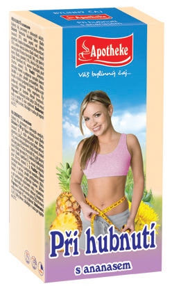 Apotheke Při hubnutí s ananasem nálevové sáčky 20x1,5 g