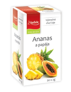 Apotheke Ananas a papája nálevové sáčky 20x2 g