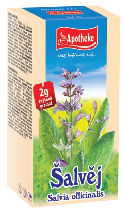 Apotheke Šalvěj lékařská nálevové sáčky 20x2 g