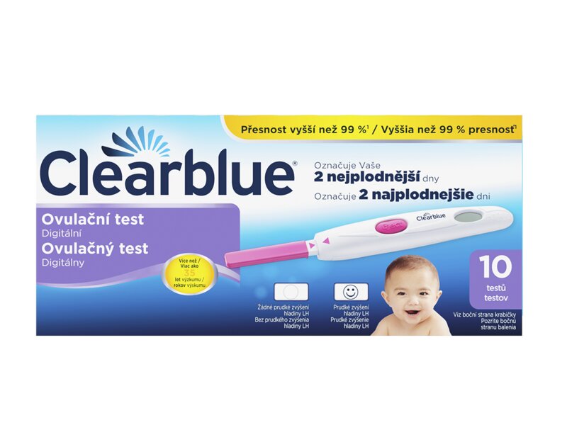 Clearblue ovulační digitální test 10 ks