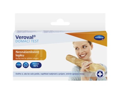 Veroval Nesnášenlivost lepku domácí test 1 ks