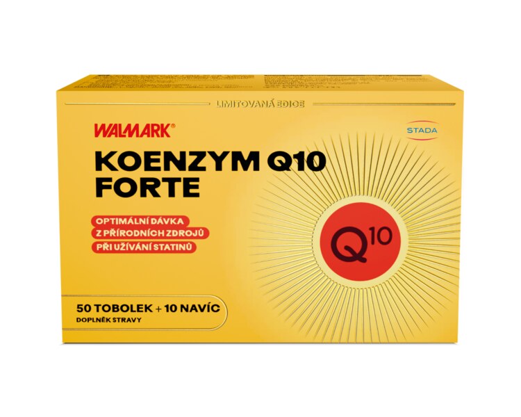 Walmark Koenzym Q10 Forte 60 mg 50+10 tobolek NAVÍC 