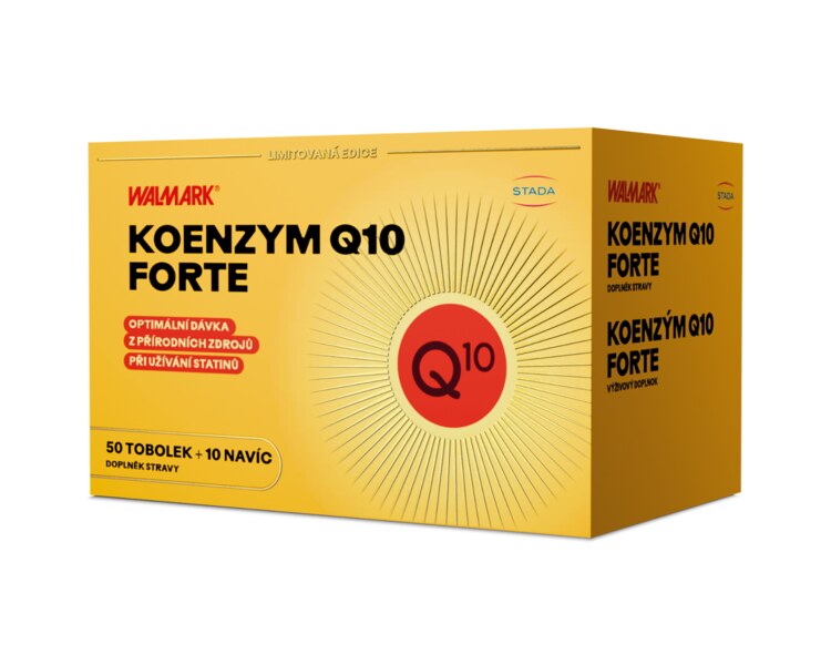 Walmark Koenzym Q10 Forte 60 mg 50+10 tobolek NAVÍC 
