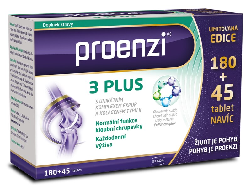 Proenzi 3 plus Promo 180+45 tablet NAVÍC
