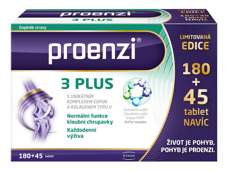 Proenzi 3 plus Promo 180+45 tablet NAVÍC