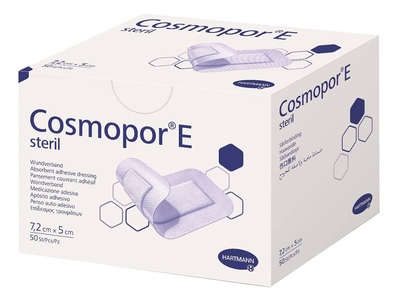 Cosmopor E rychloobvaz sterilní 7,2x5 cm 50 ks