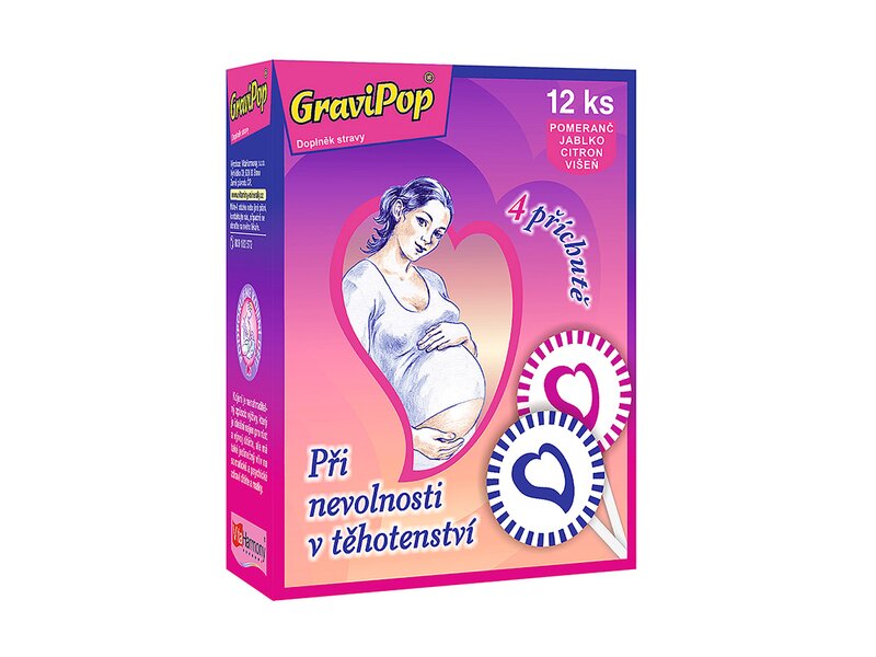 Gravipop lízátka 12 ks mix