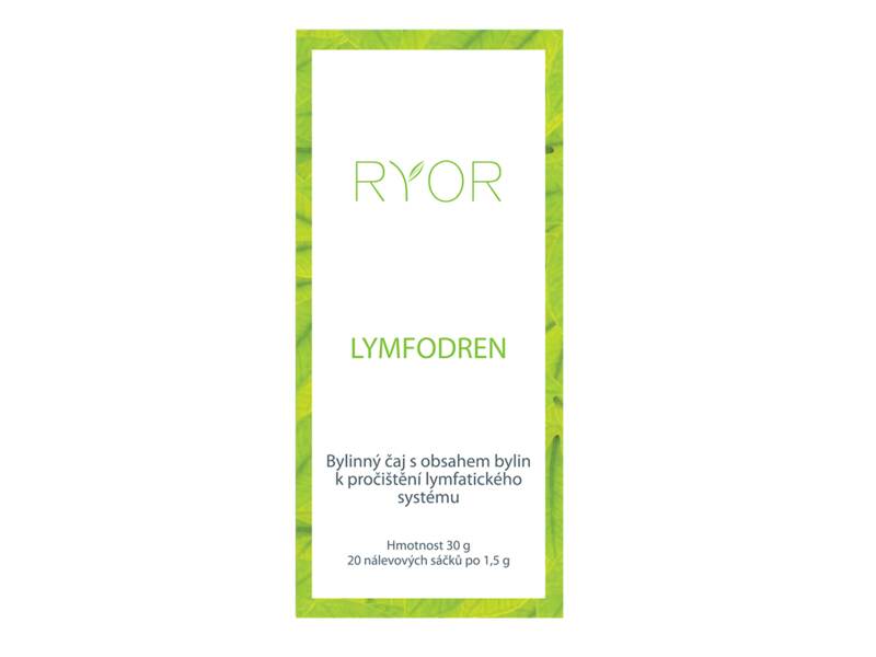 Ryor Lymfodren bylinný čaj 20x1,5 g