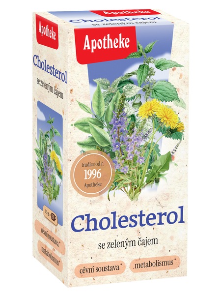 Apotheke Na cholesterol nálevové sáčky 20x1,5 g