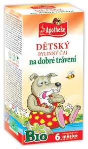 Apotheke BIO Dětský čaj Dobré trávení nálevové sáčky 20x1,5 g