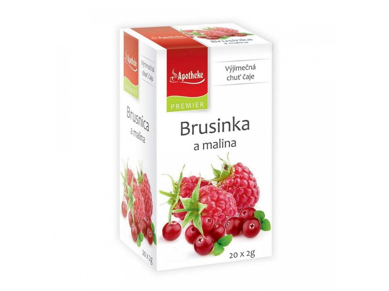 Apotheke Brusinka a malina nálevové sáčky 20x2 g