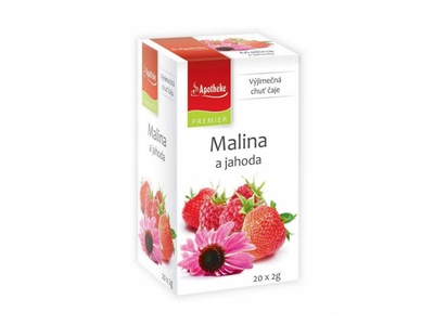Apotheke Malina + jahoda s echinaceou 20x2 g nálevové sáčky 