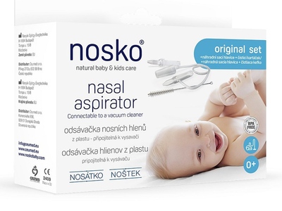 Nosko odsávačka nosních hlenů plast - sada Nosko odsávačka nosních hlenů plast - sada