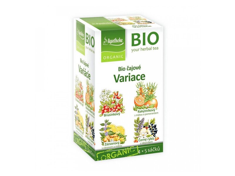 Apotheke BIO Čajové variace nálevové sáčky 20 g