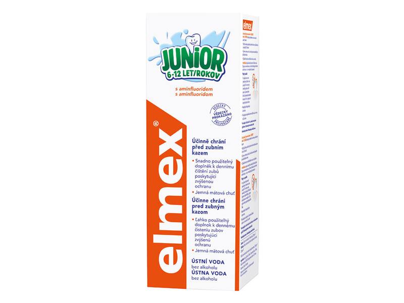Elmex Junior ústní voda 400 ml